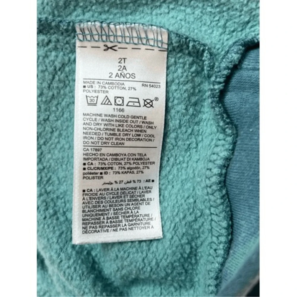 Old Navy Crewneck Blue Shark Graphic‎ Sweatshirt Toddler 2T Cozy Casual